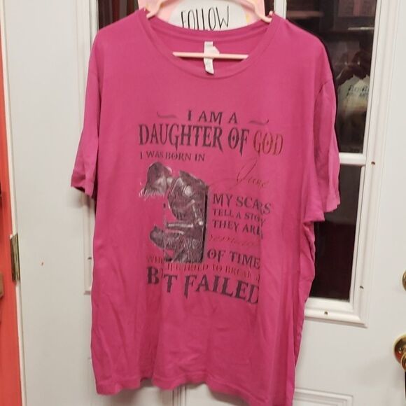 Daughter of God Born in June Graphic Tee Shirt GUC sz 2XL - Picture 2 of 6